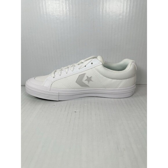 Size 10 Converse Sport Casual Ox Premium Shoes A10546F White Barely Gray Mens - Picture 4 of 8